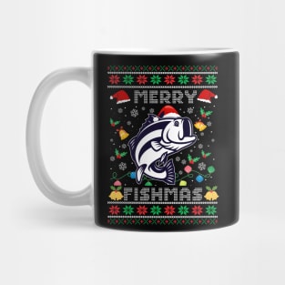 Merry Fishmas - Ugly Christmas Sweater Mug